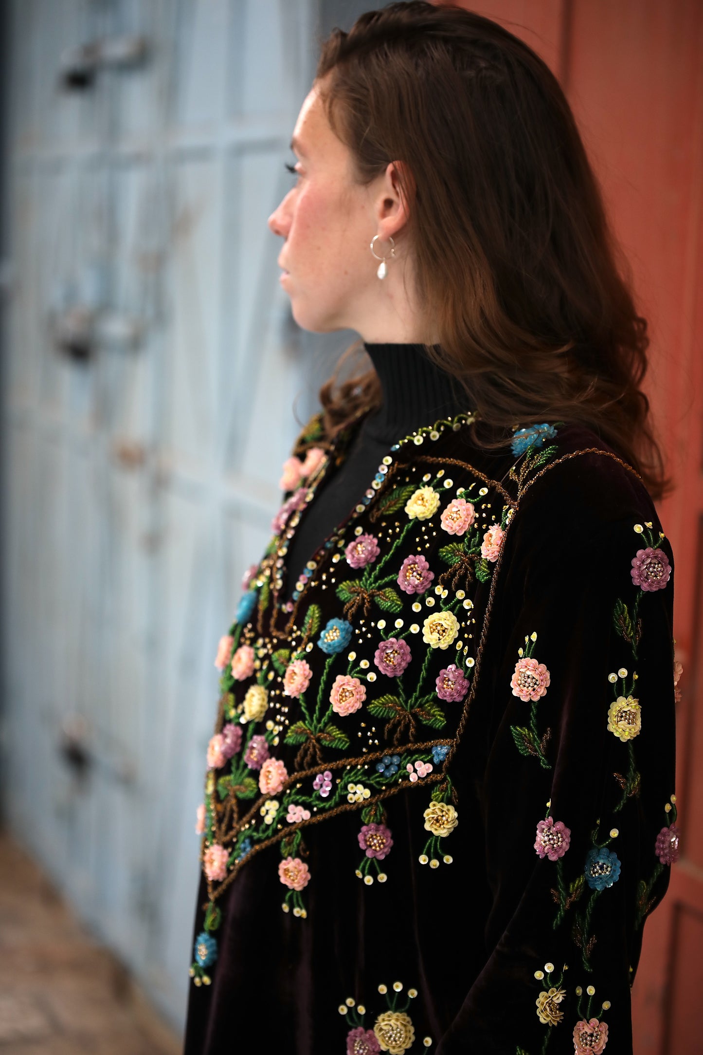 Vintage Palestinian Thobe with Beads