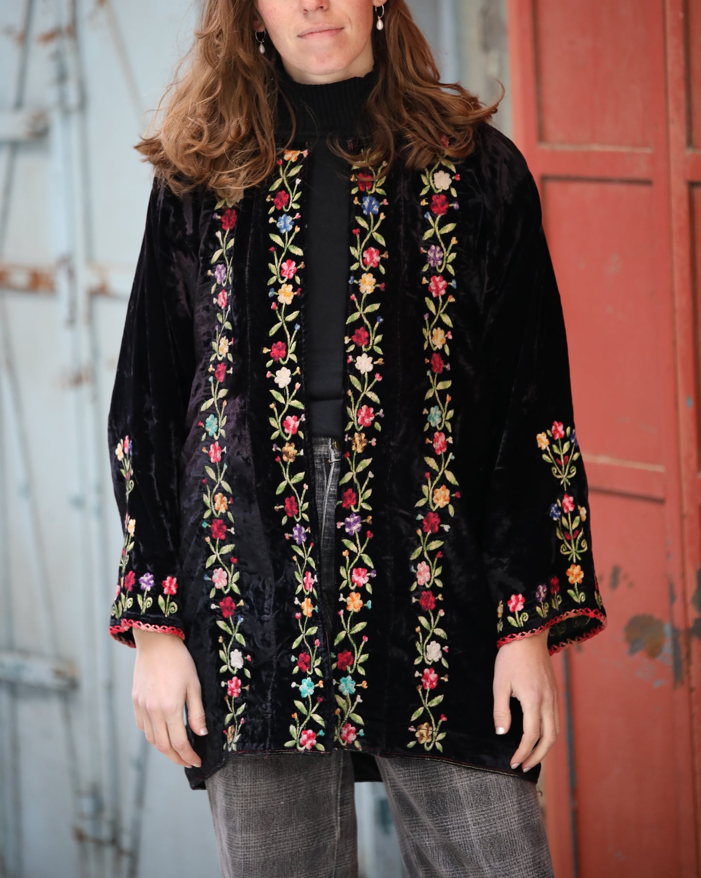 Palestinian Velvet Blazer | 1960s