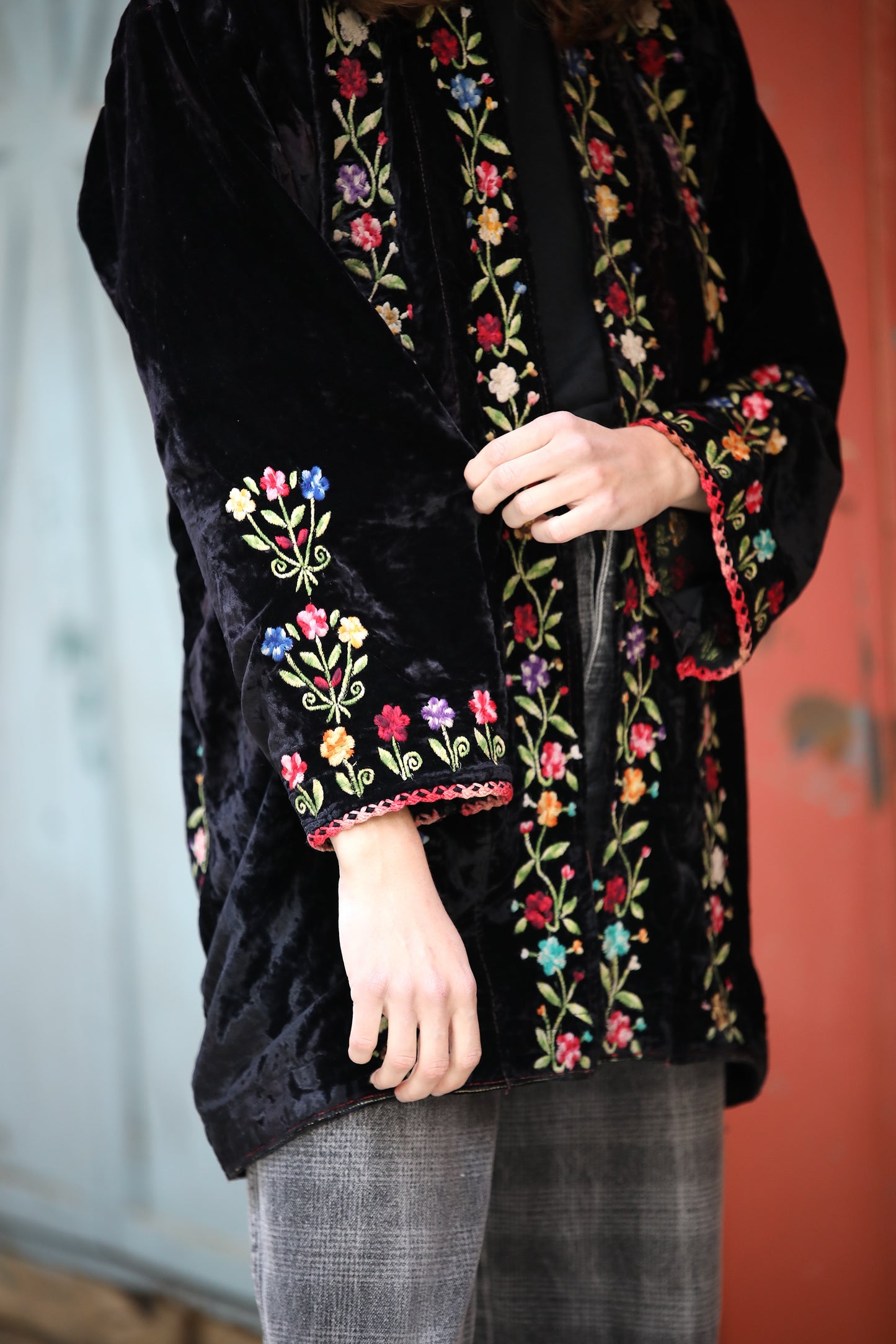 Palestinian Velvet Blazer | 1960s