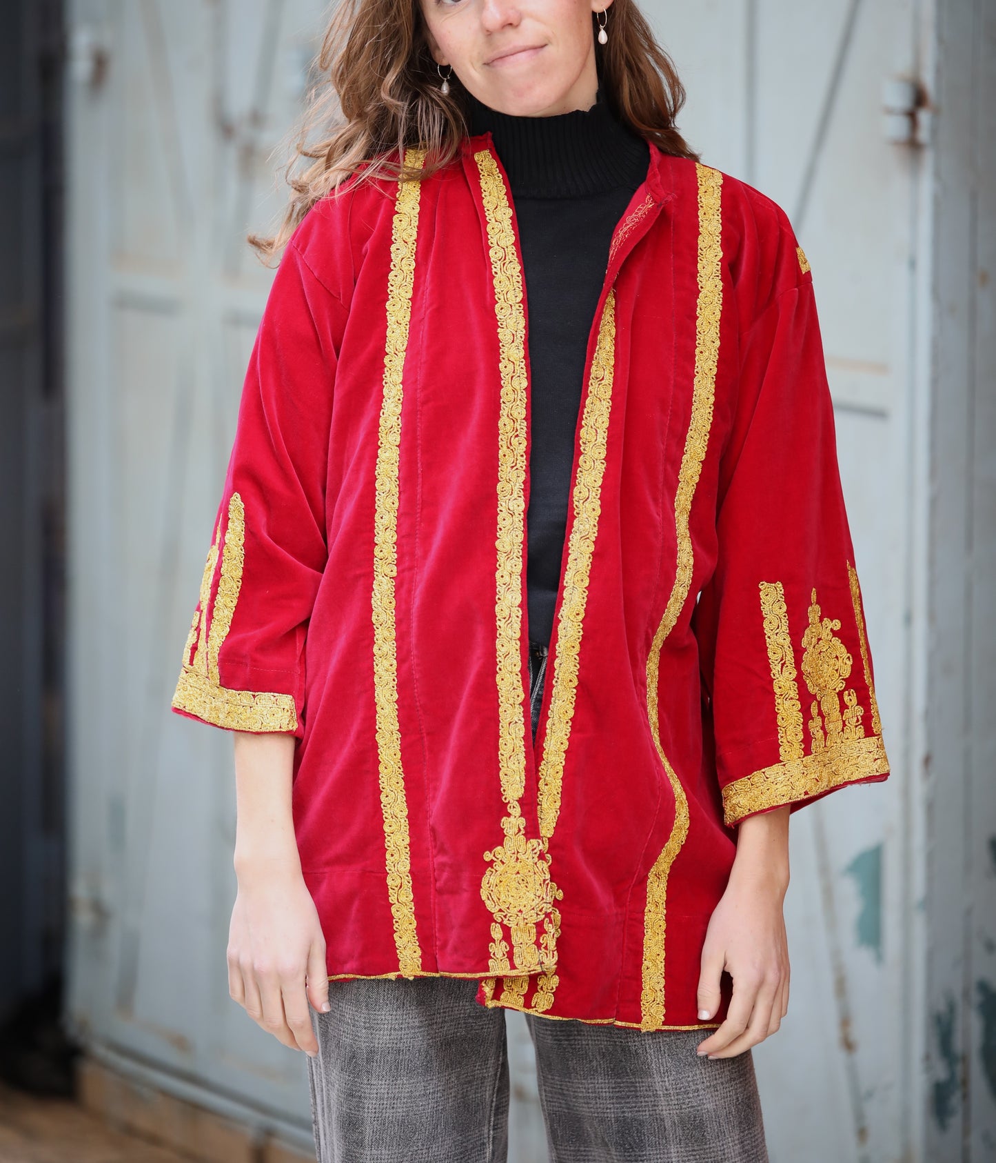 Palestinian Velvet Blazer | 1960s