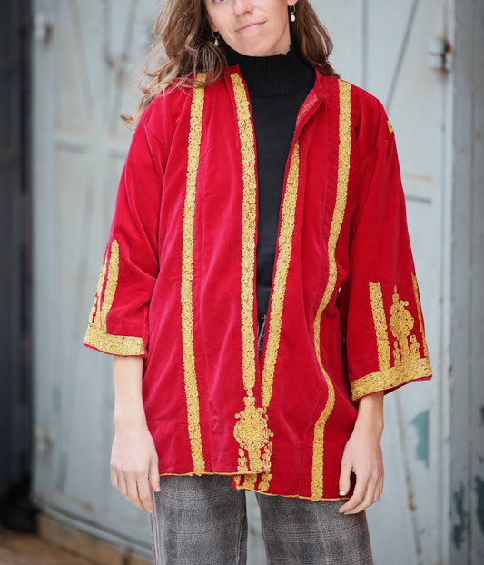Palestinian Velvet Blazer | 1960s
