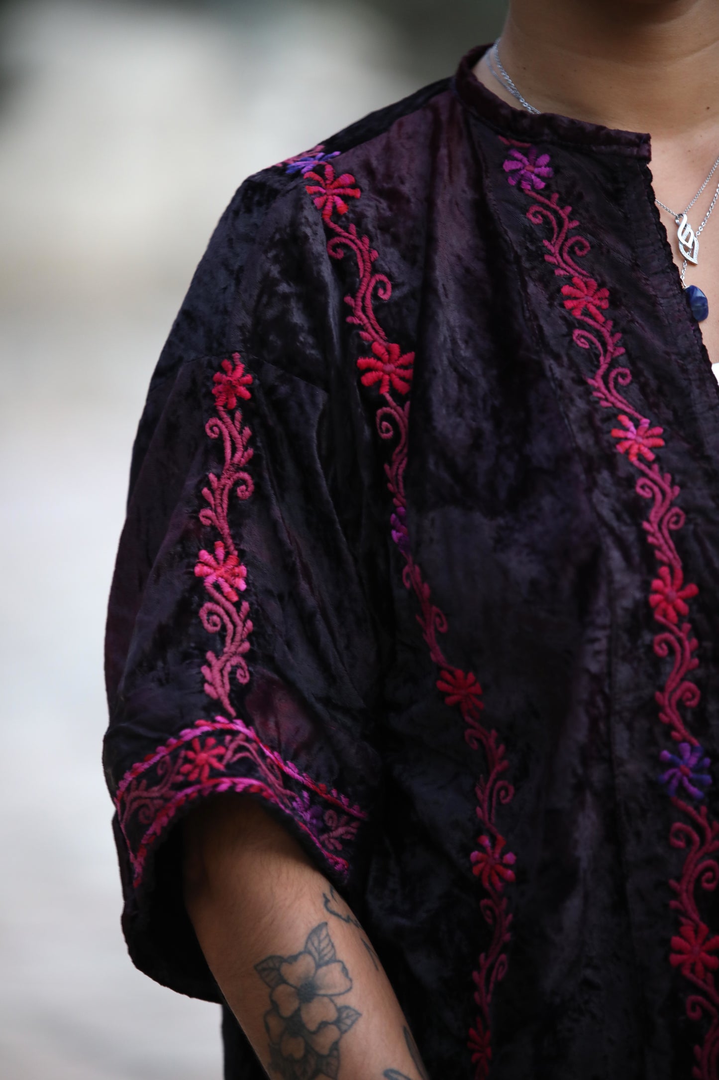 Velvet Palestinian Blazer