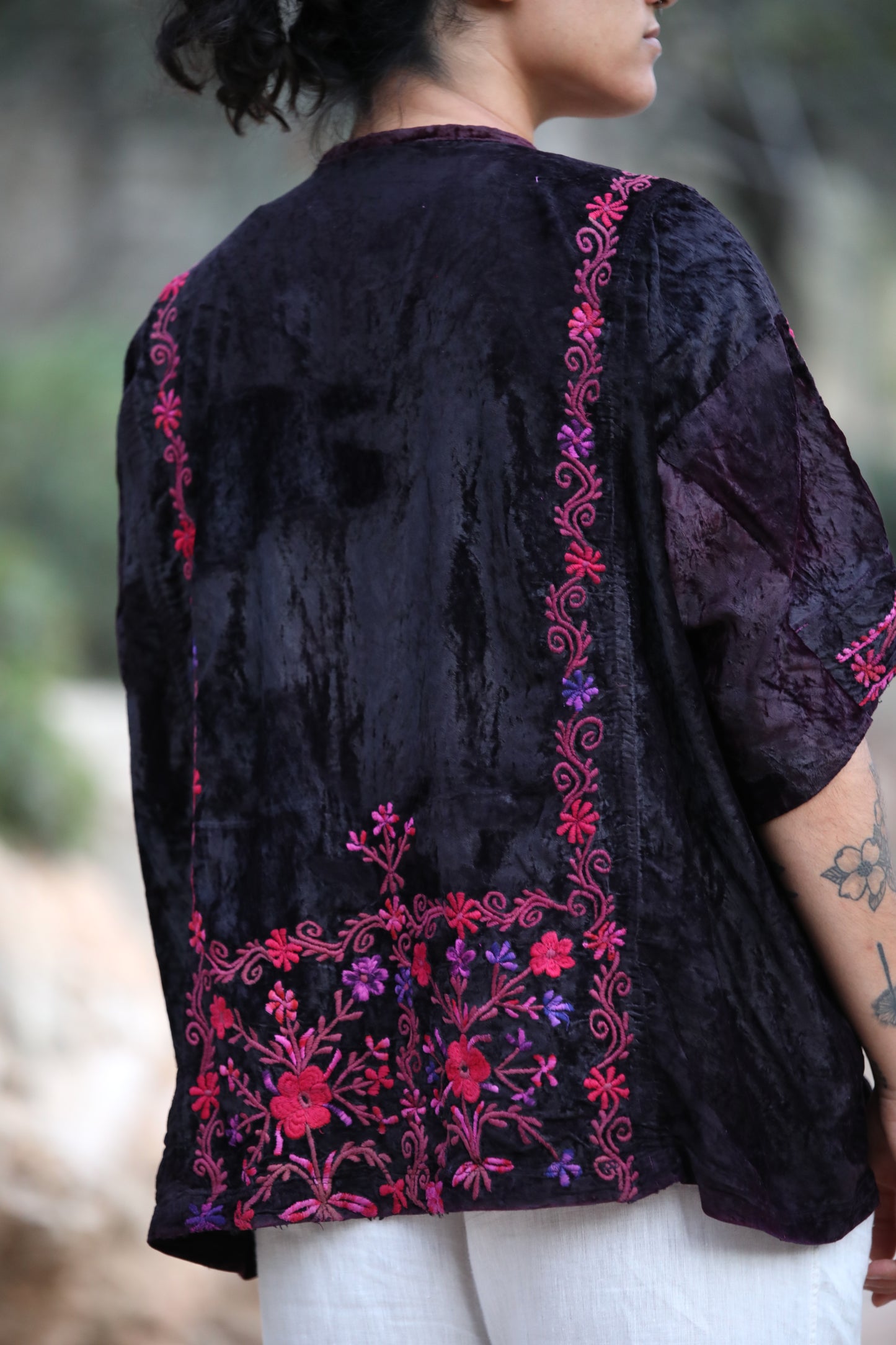 Velvet Palestinian Blazer
