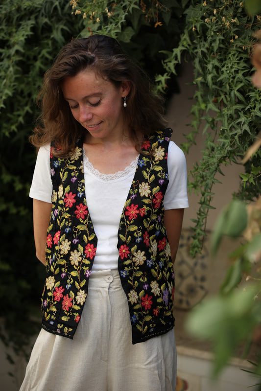 Vest with Palestinian Tatreez