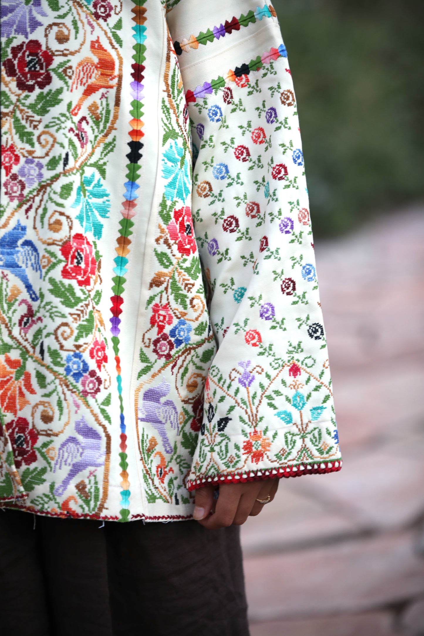 Blazer with Palestinian Tatreez