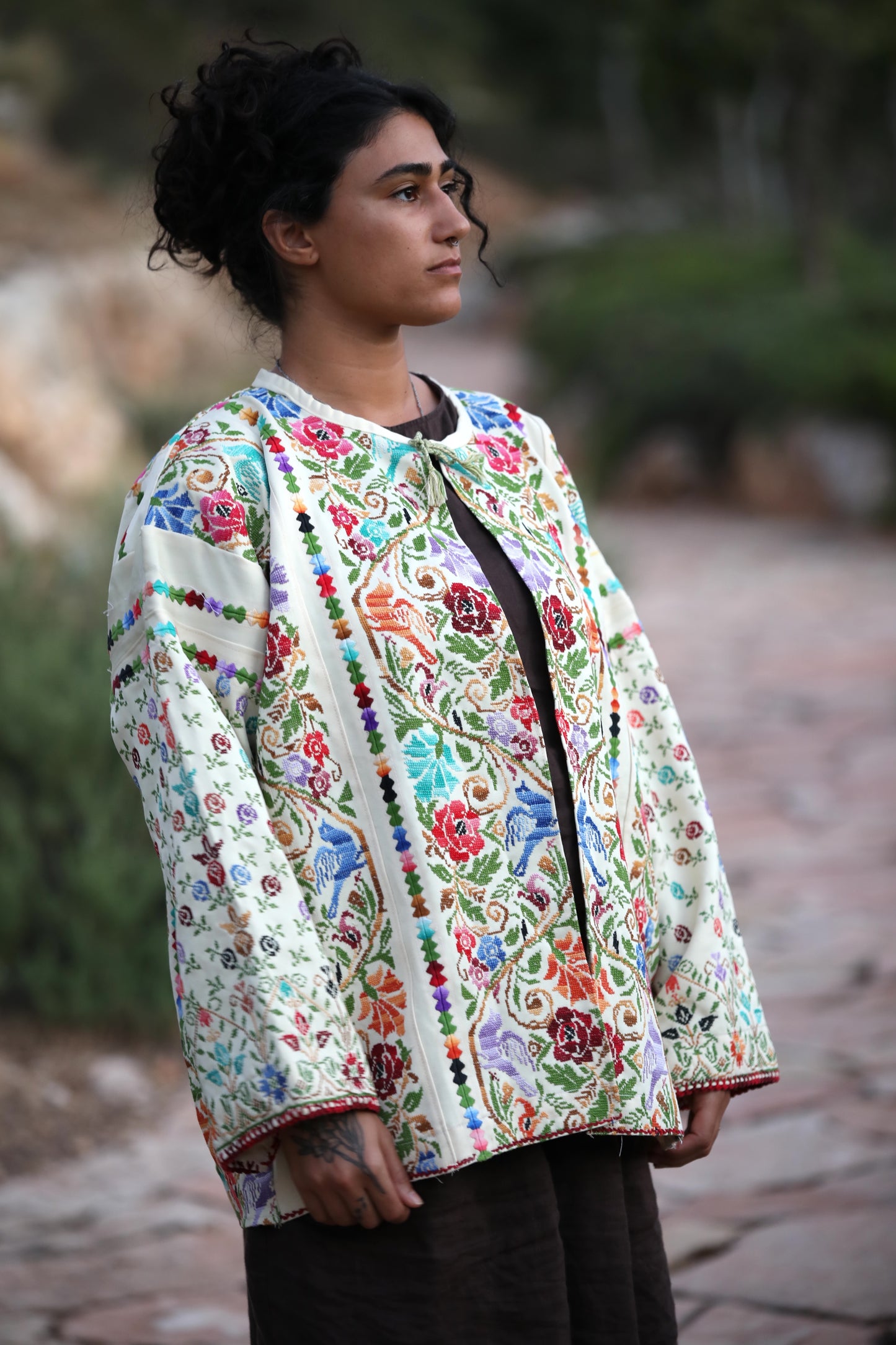 Blazer with Palestinian Tatreez