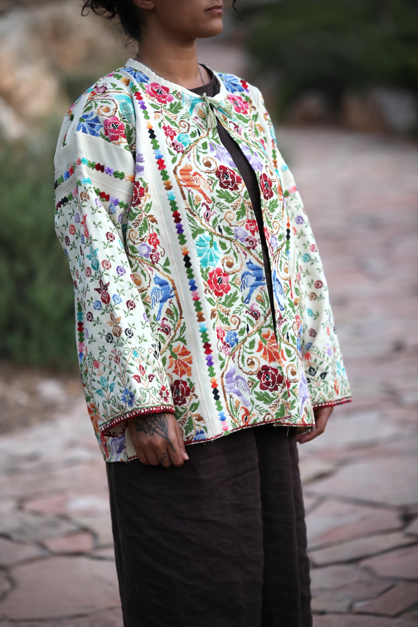 Blazer with Palestinian Tatreez
