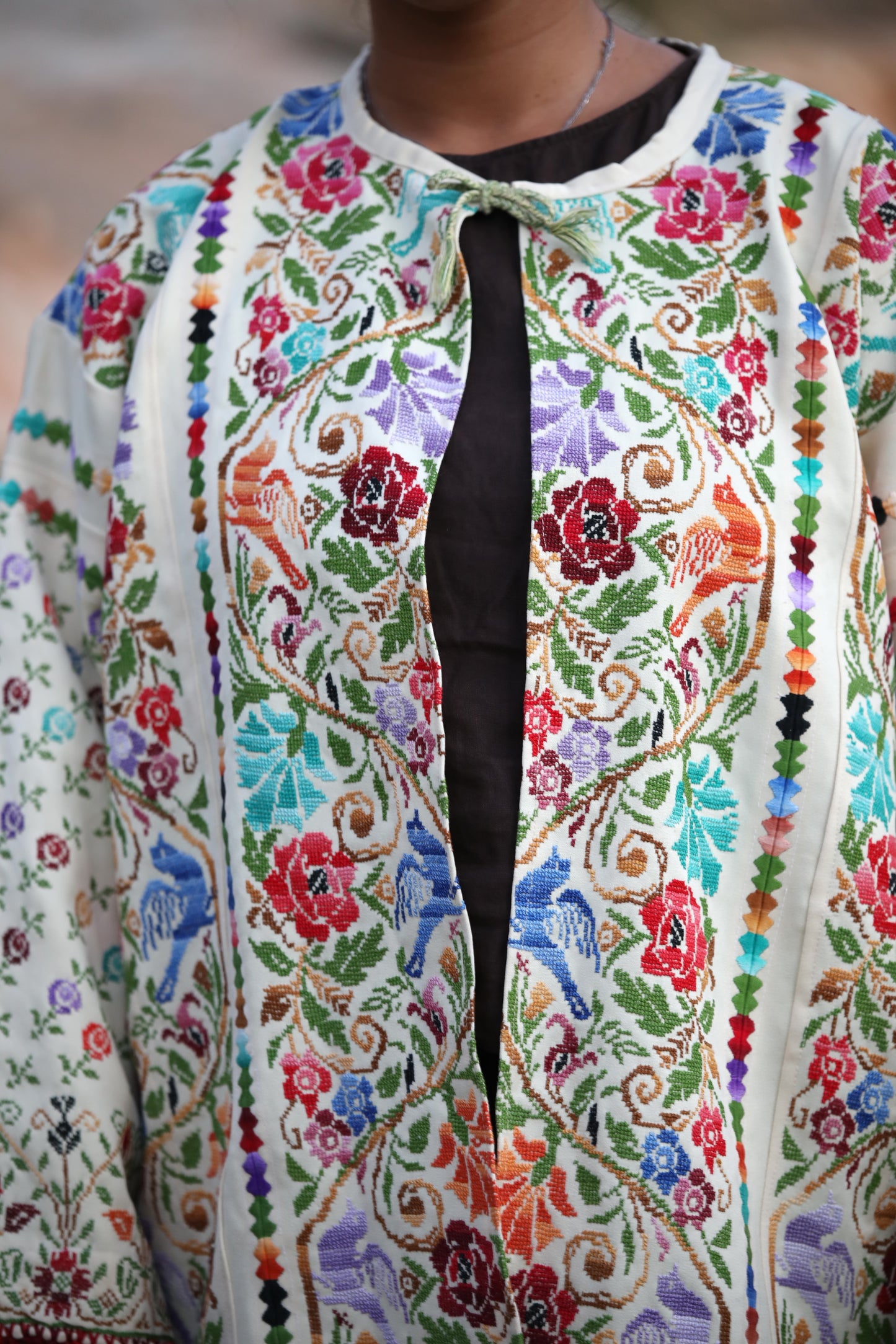 Blazer with Palestinian Tatreez