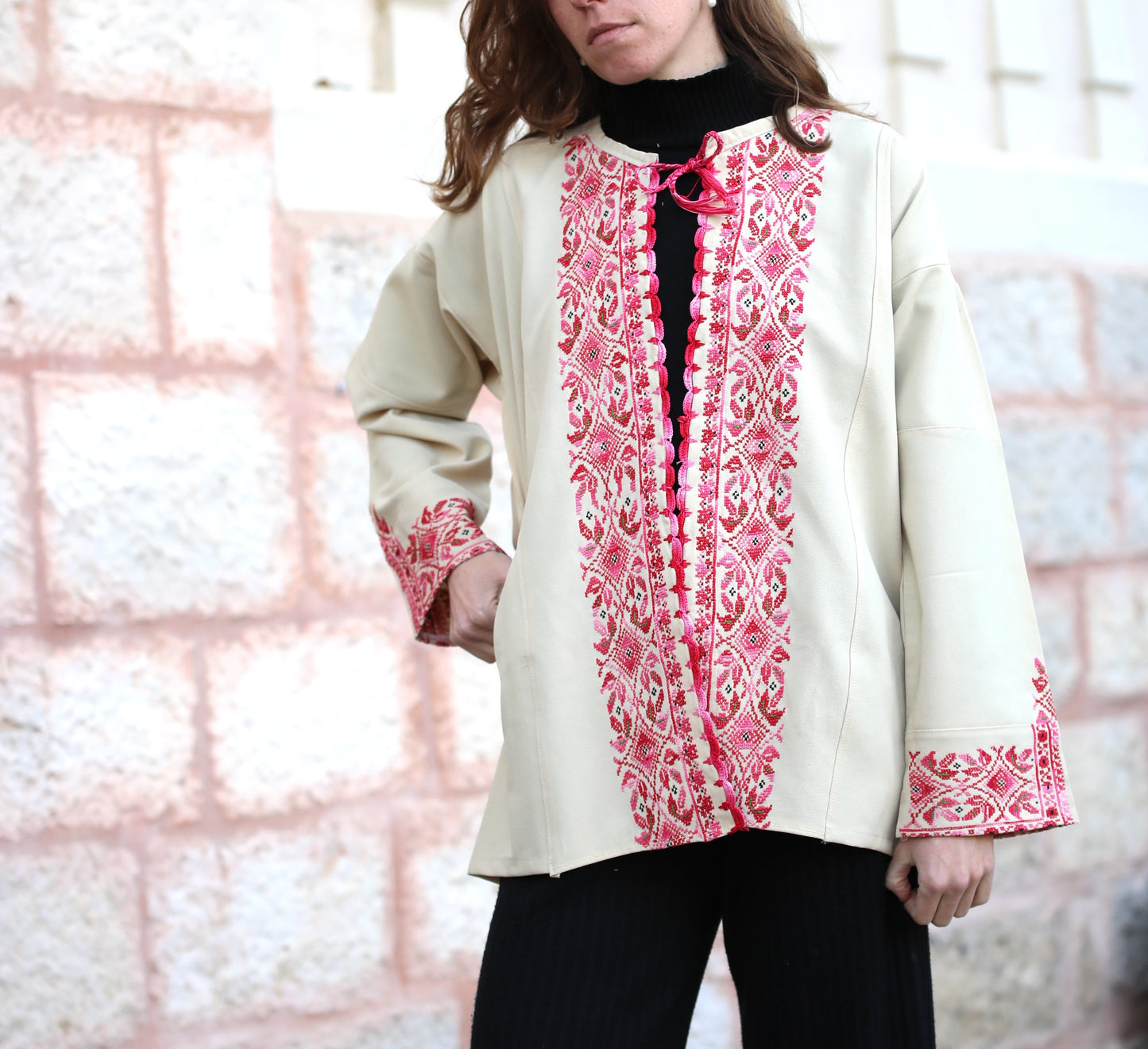 Blazer with Palestinian Tatreez