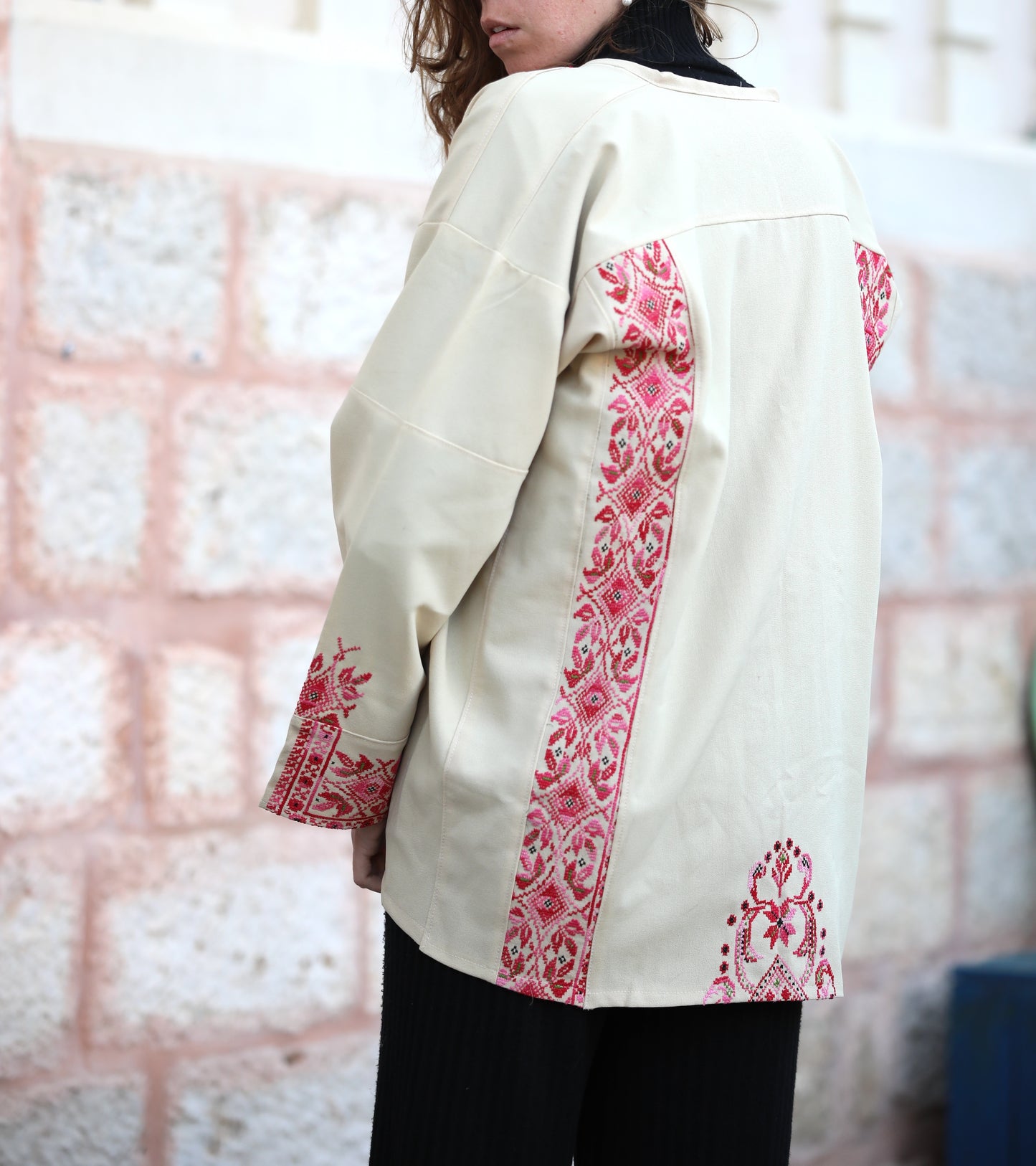 Blazer with Palestinian Tatreez