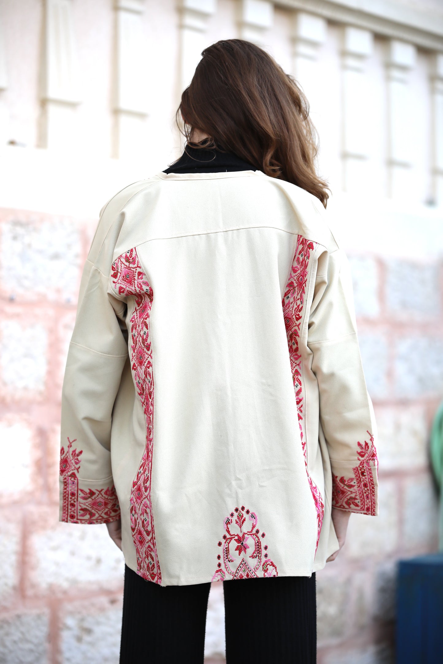 Blazer with Palestinian Tatreez