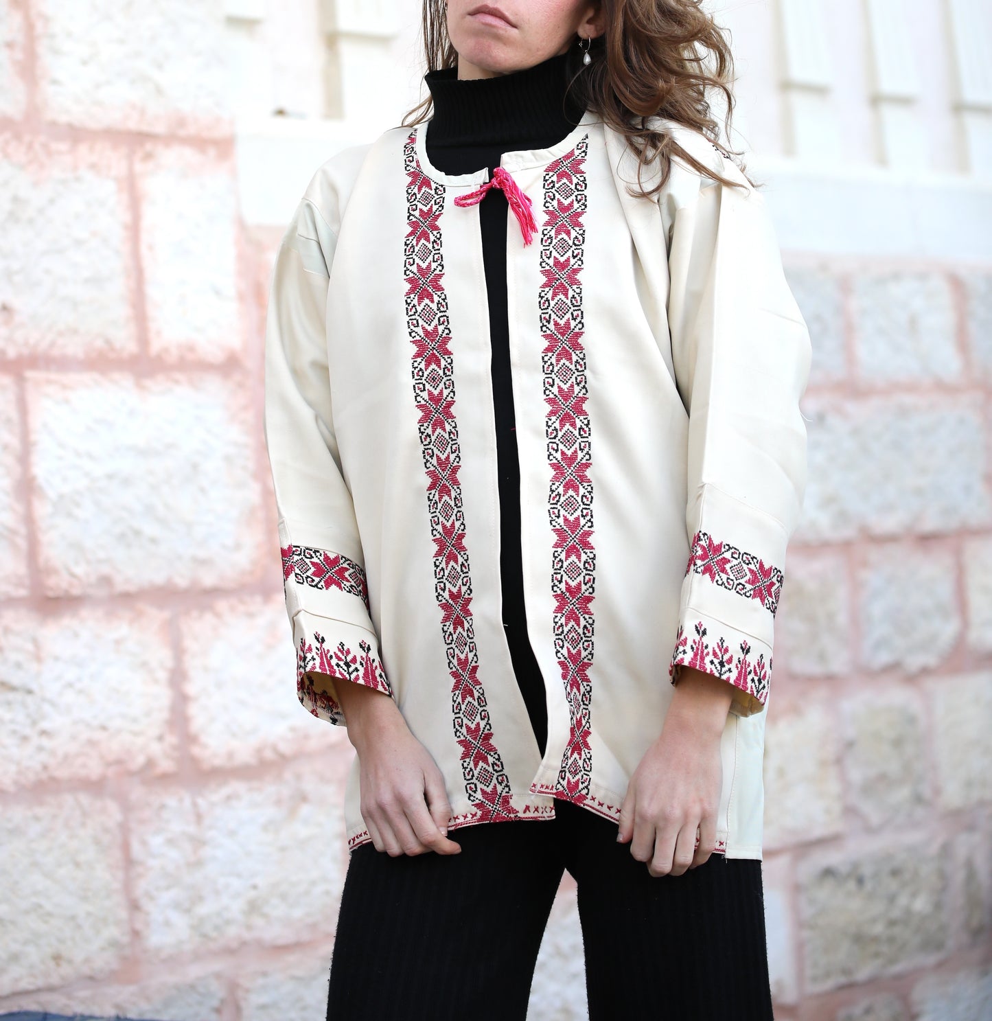 Blazer with Palestinian Tatreez