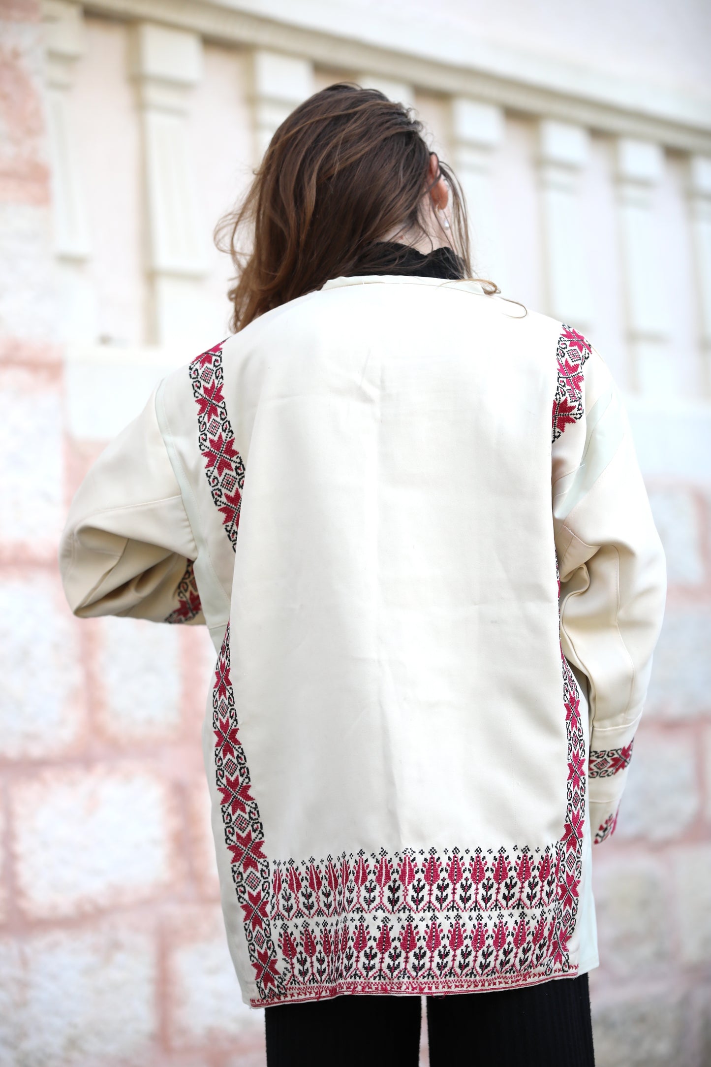 Blazer with Palestinian Tatreez