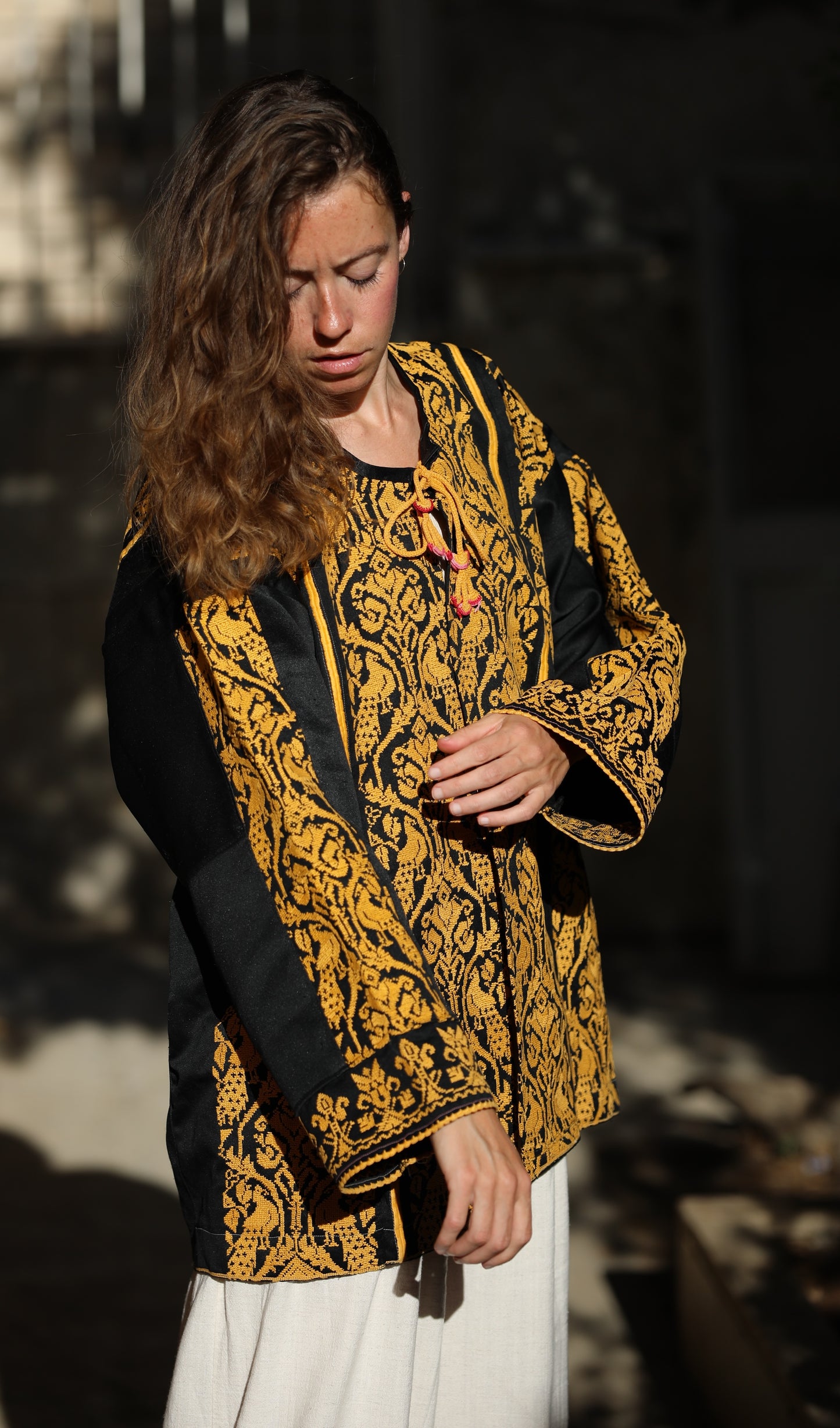 Blazer with Palestinian Tatreez
