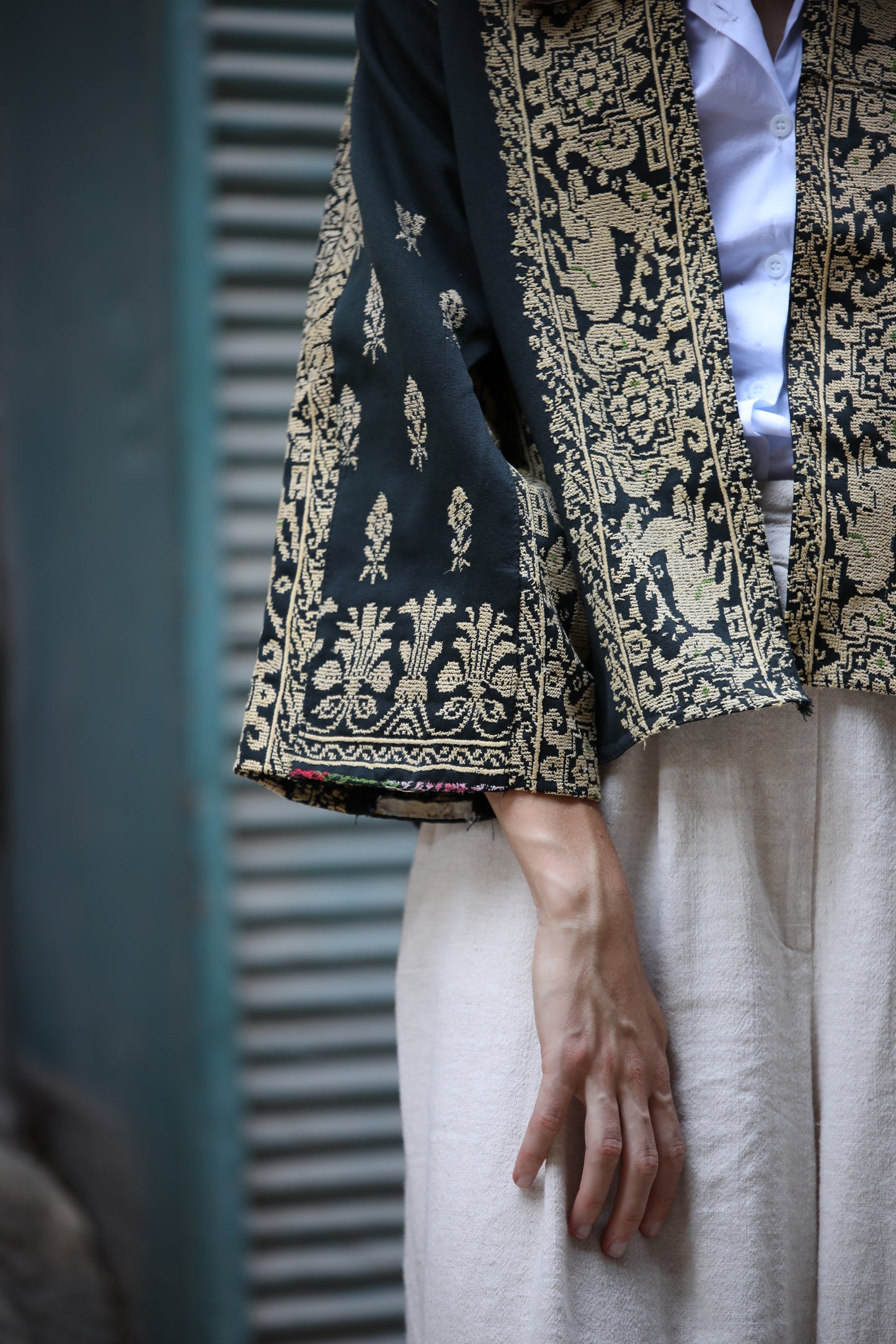 Blazer with Palestinian Tatreez | 1960s